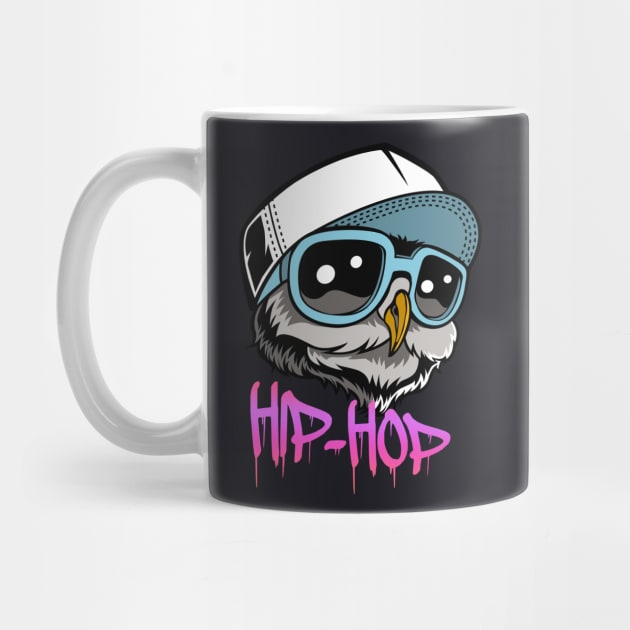 Hip Hop Owl Urban Shirts by Foxxy Merch